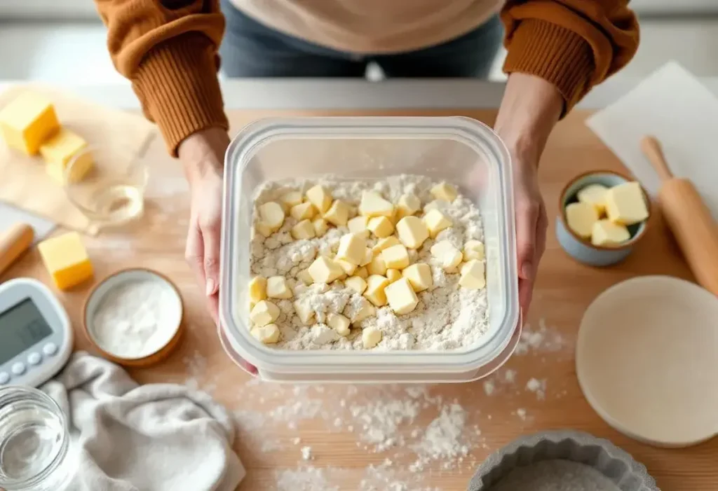 « J’ai découvert cette astuce avec une simple boîte : ma pâte à tarte est prête en à peine 2 minutes ! »