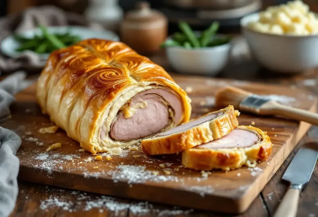 Filet mignon en croûte au Boursin : une pâte bien dorée, une viande ultra moelleuse