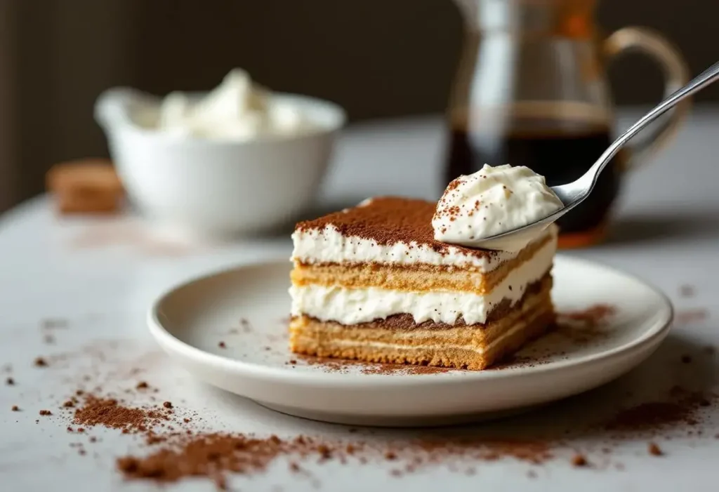 J'ai remplacé le mascarpone par cet ingrédient : son tiramisu maison affiche presque deux fois moins de calories